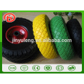 10 inches small 10*3.00-4 pu foam solid rubber wheel , for Trailer, castor, garden tools